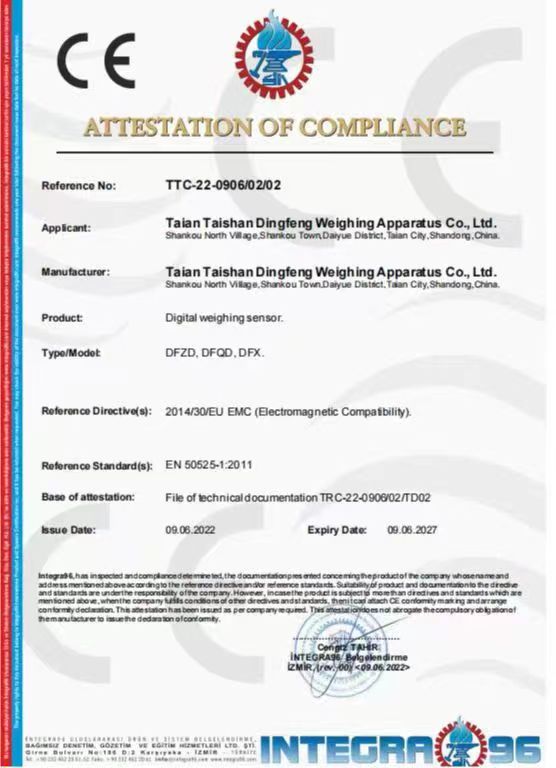 ATTESTATION OF COMPLIANCE